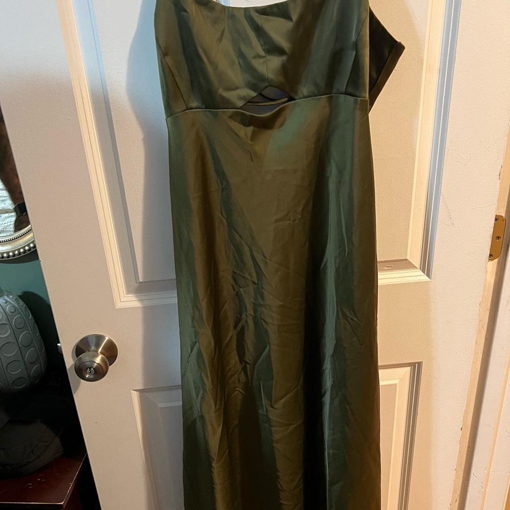 Banana Republic Cutout Green Dress